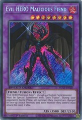 Evil HERO Malicious Fiend - SGX3-ENA21 - Secret Rare - 1st Edition